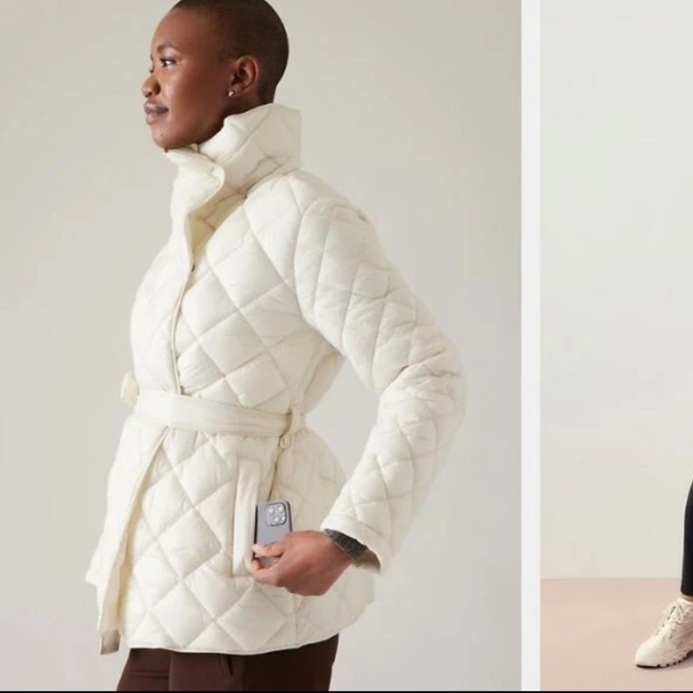New Athleta Whisper Wrap Coat